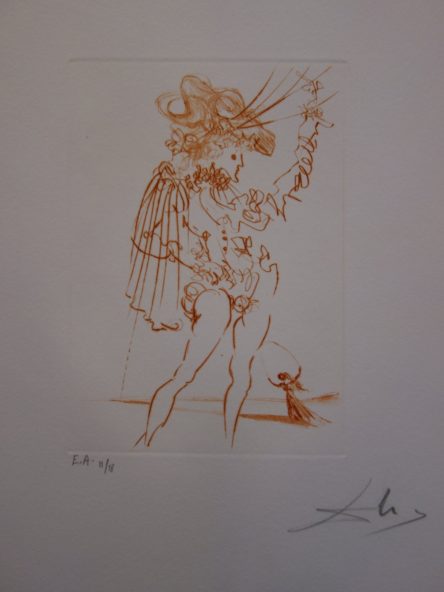 Salvador DALI : Mesure pour mesure - Gravure originale signée