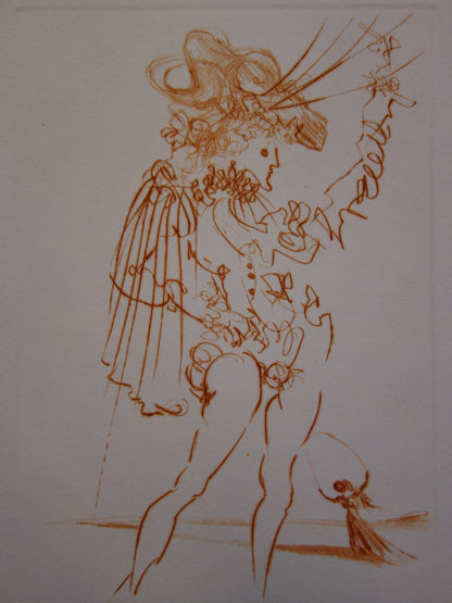 Salvador DALI : Mesure pour mesure - Gravure originale signée