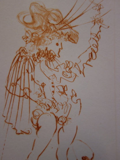 Salvador DALI : Mesure pour mesure - Gravure originale signée