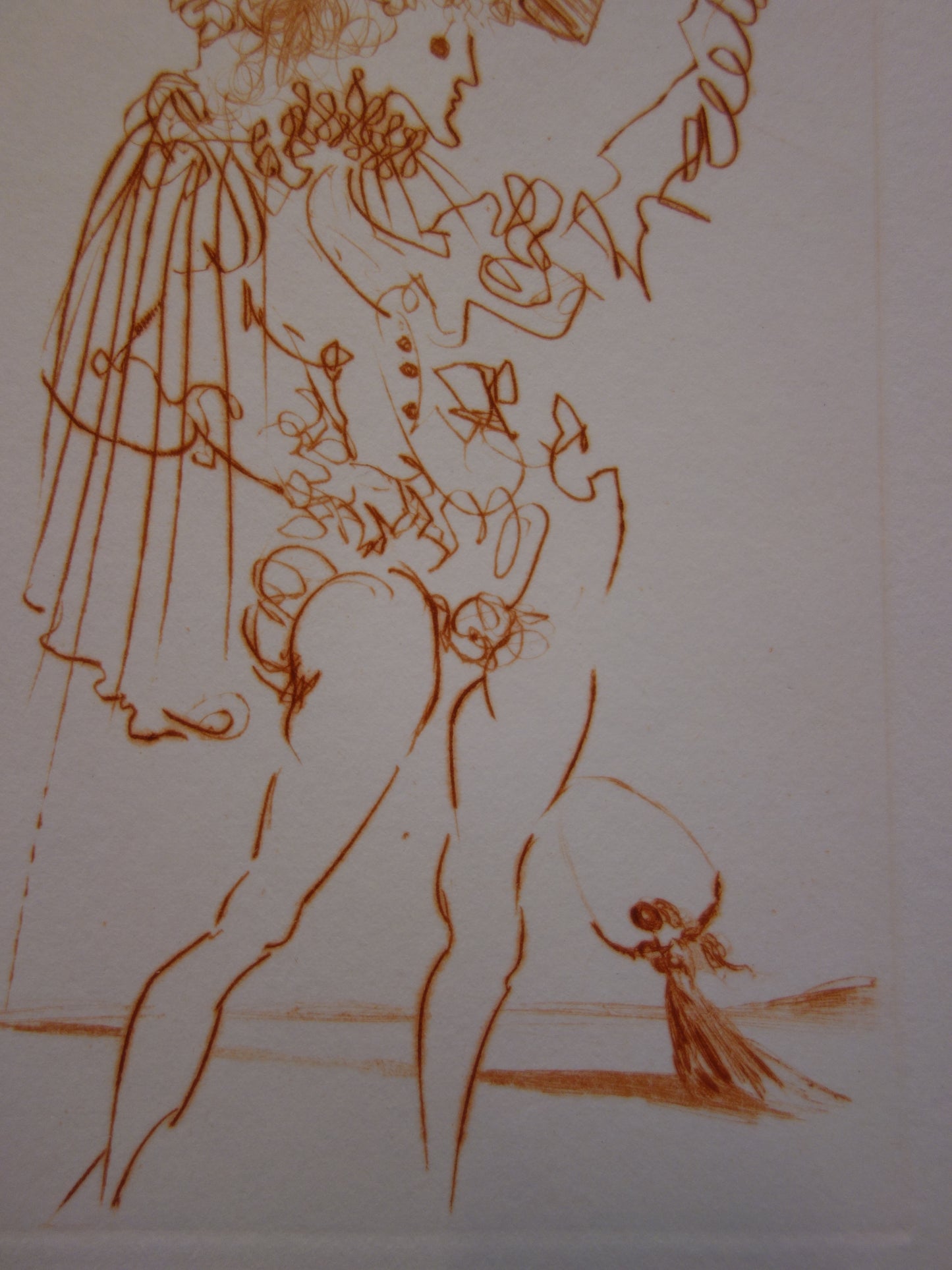 Salvador DALI : Mesure pour mesure - Gravure originale signée
