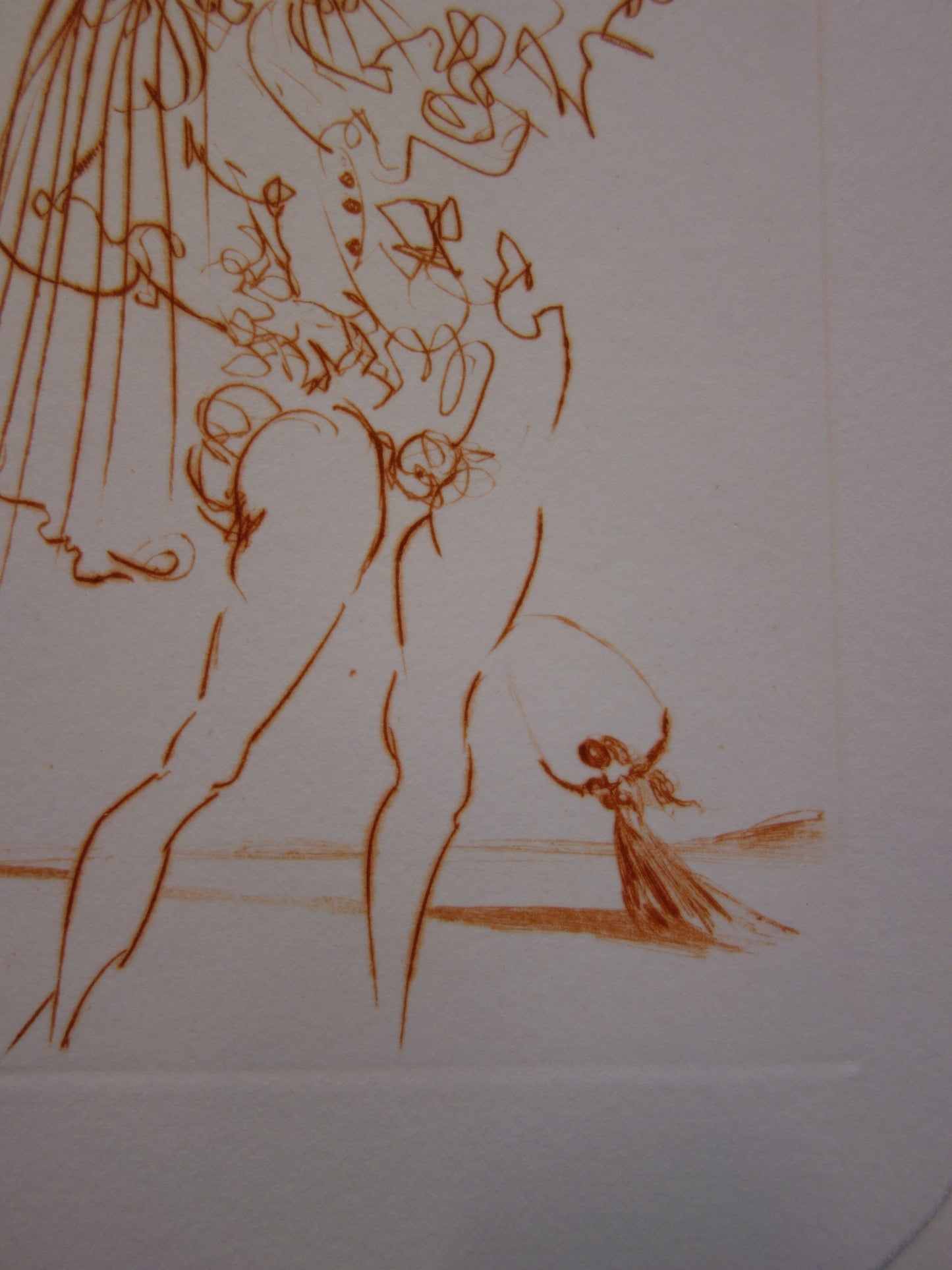 Salvador DALI : Mesure pour mesure - Gravure originale signée