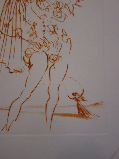 Salvador DALI : Mesure pour mesure - Gravure originale signée