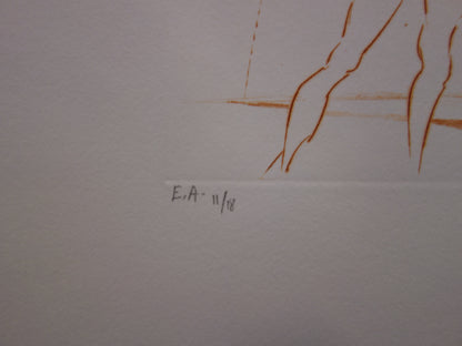 Salvador DALI : Mesure pour mesure - Gravure originale signée