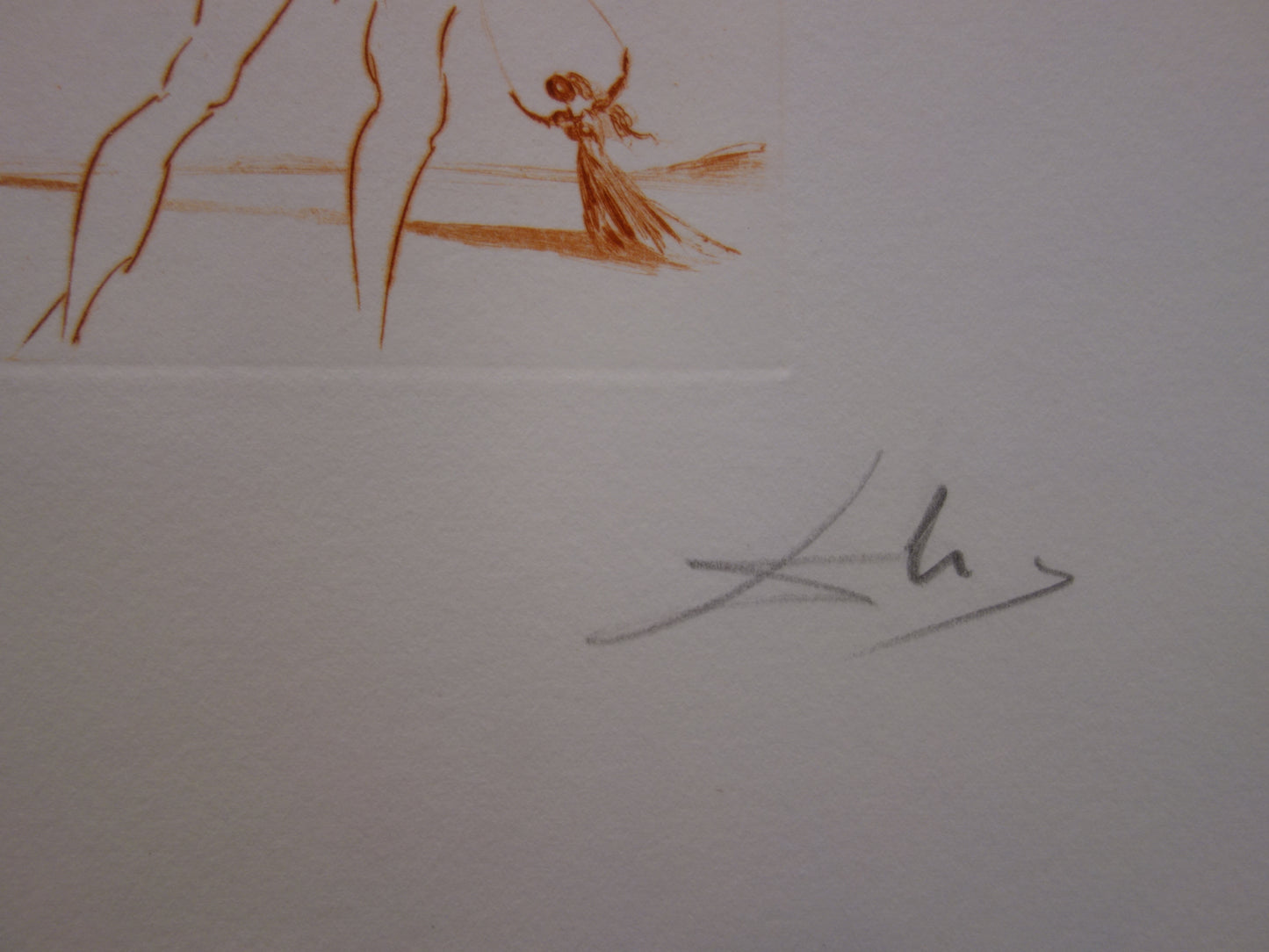 Salvador DALI : Mesure pour mesure - Gravure originale signée