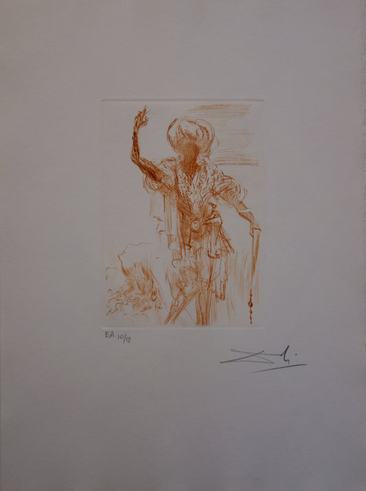 Salvador DALI : Othello - Gravure originale signée