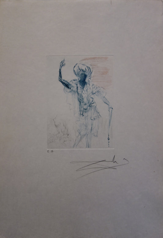 Salvador DALI : Othello - Gravure originale signée