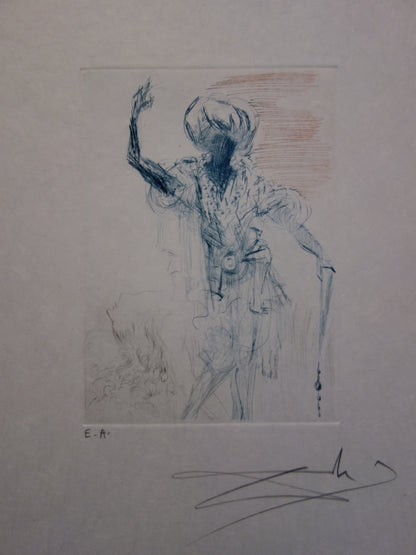 Salvador DALI : Othello - Gravure originale signée