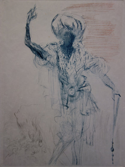 Salvador DALI : Othello - Gravure originale signée