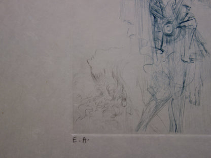Salvador DALI : Othello - Gravure originale signée