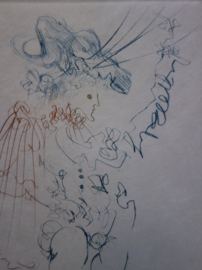 Salvador DALI : Mesure pour mesure - Gravure originale signée