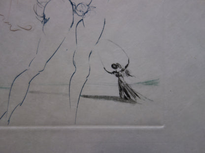 Salvador DALI : Mesure pour mesure - Gravure originale signée