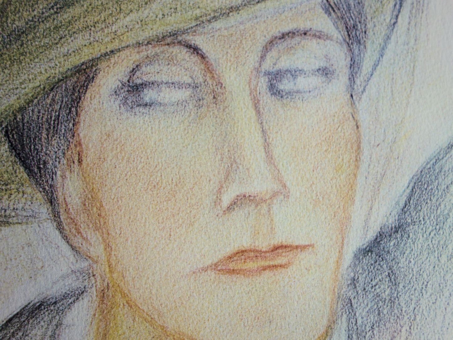 Pierre KLOSSOWSKI : Tête de Roberte - Lithographie originale signée