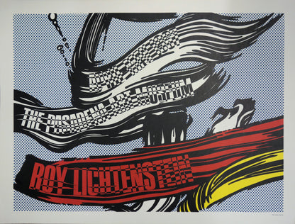 Roy LICHTENSTEIN : Brushstokes - Lithographie