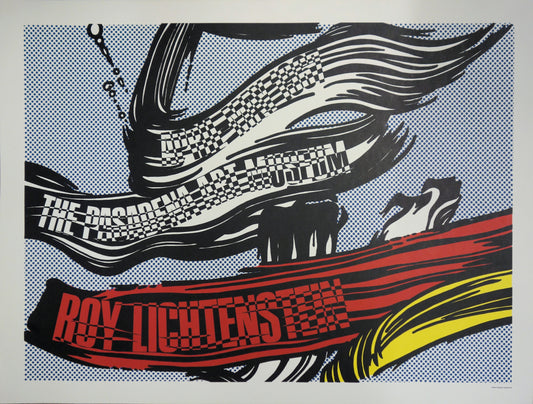 Roy LICHTENSTEIN : Brushstokes - Lithographie