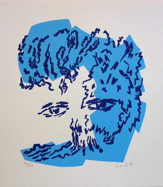 Jean COULOT : Regard bienveillant - Sérigraphie originale signée