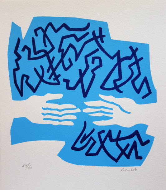 Jean COULOT : Amitié - Sérigraphie originale signée