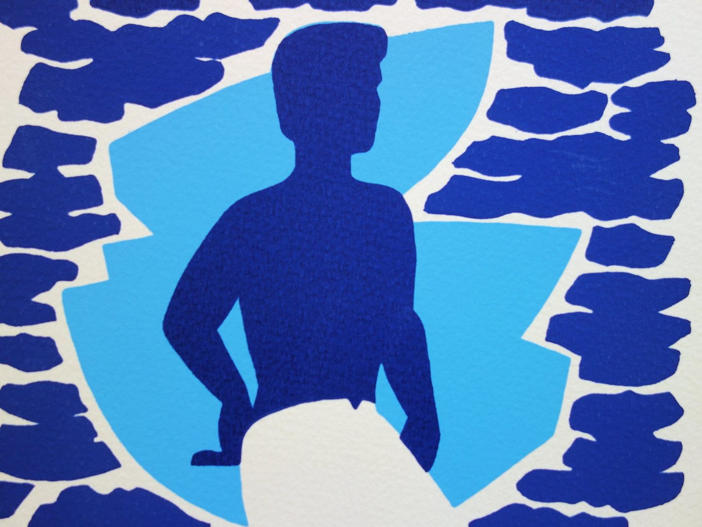 Jean COULOT : Face à la mer - Sérigraphie originale signée
