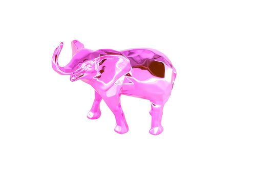 Richard ORLINSKI : Elephant (Pink edition) - Sculpture originale