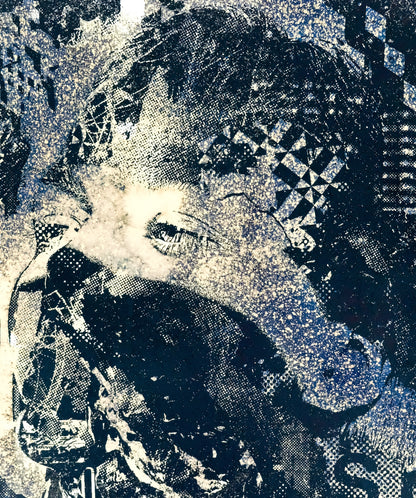 VHILS : Glance - Sérigraphie originale signée