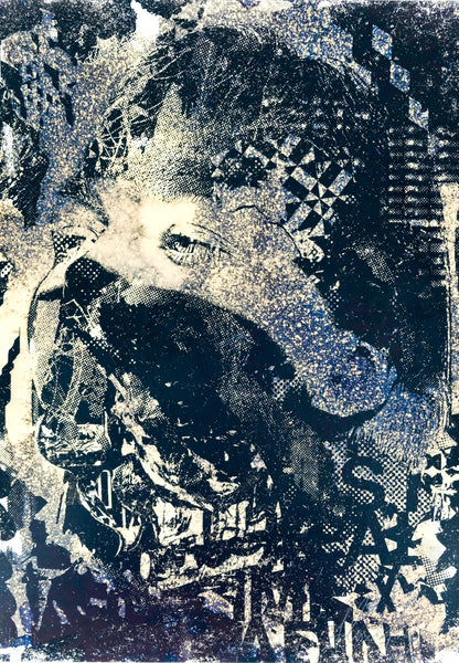 VHILS : Glance - Sérigraphie originale signée