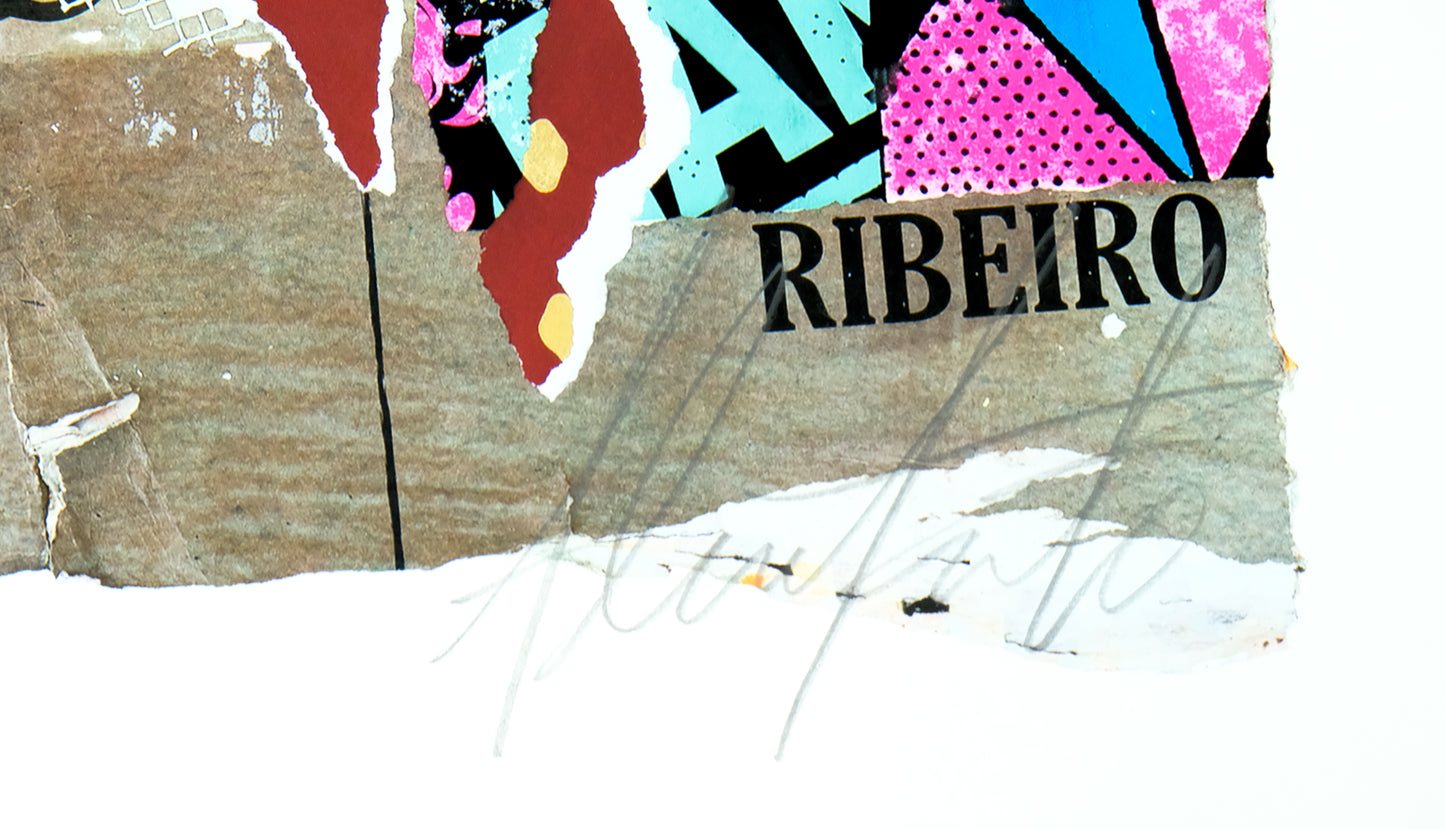 VHILS X FAILE : Substrata - Giclée originale signée