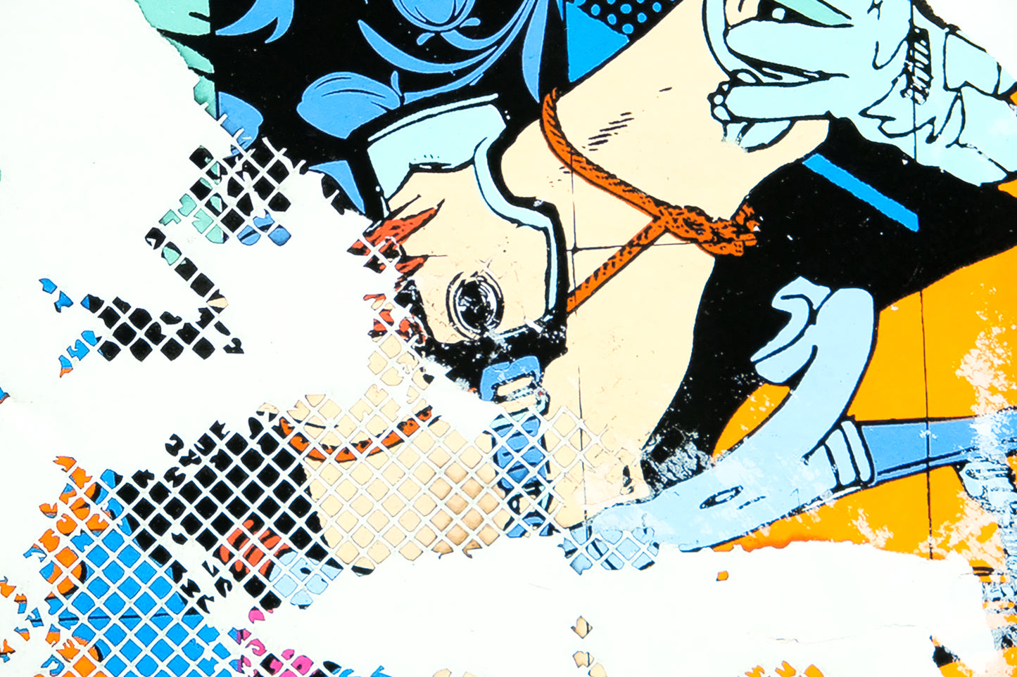 VHILS X FAILE : Substrata - Giclée originale signée