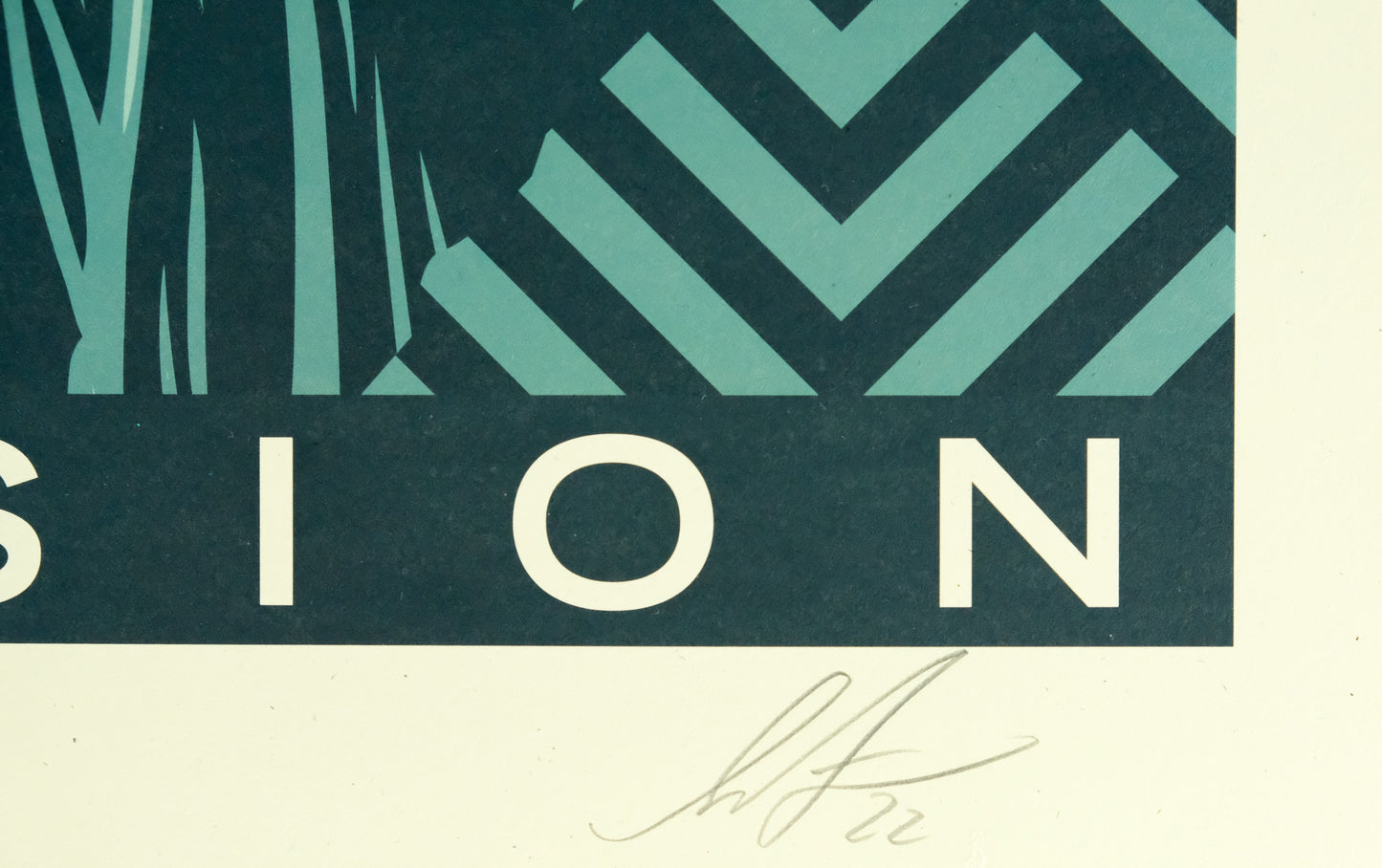 Shepard FAIREY (OBEY) : Reenvision - Lithographie originale signée