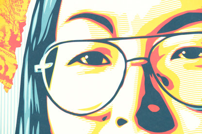 Shepard FAIREY (OBEY) : Reenvision - Lithographie originale signée