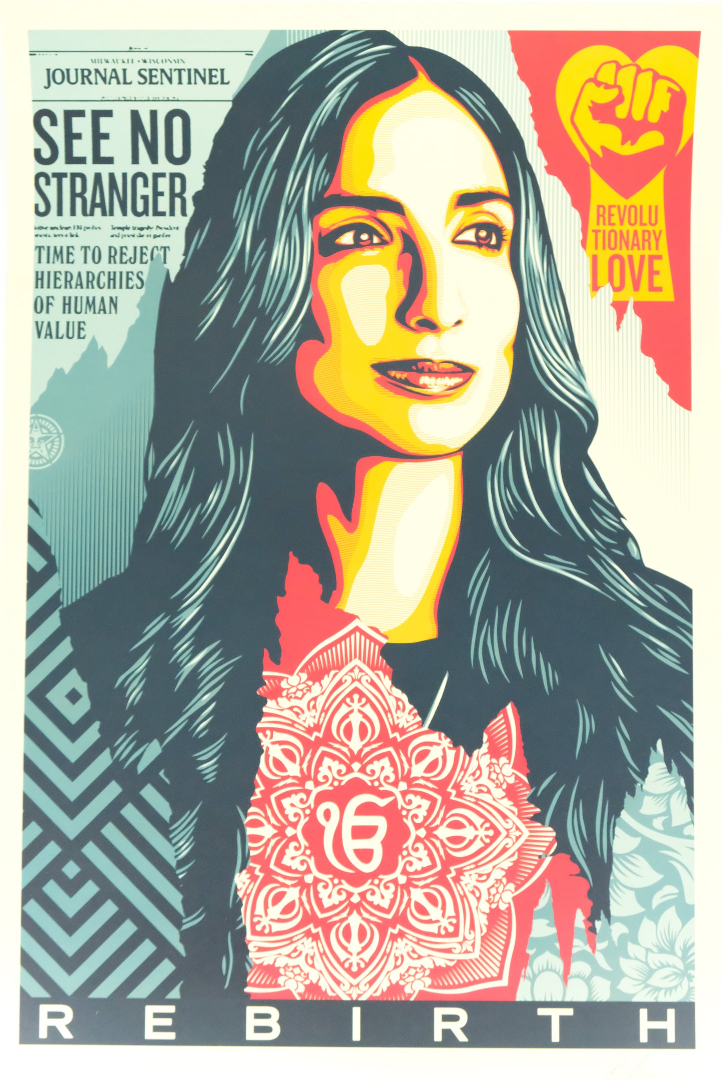 Shepard FAIREY (OBEY) : Rebirth - Lithographie originale signée