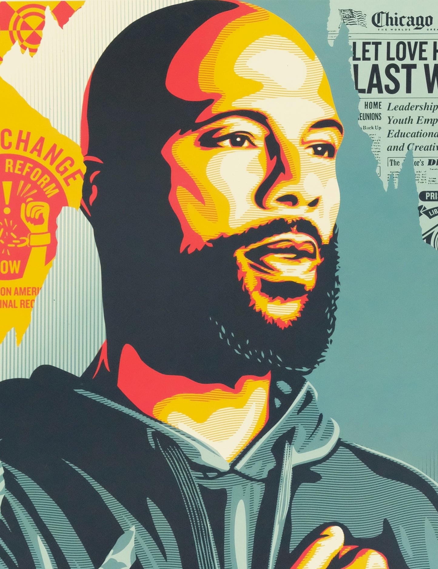 Shepard FAIREY (OBEY) : Reconnect - Lithographie originale signée