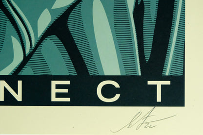 Shepard FAIREY (OBEY) : Reconnect - Lithographie originale signée