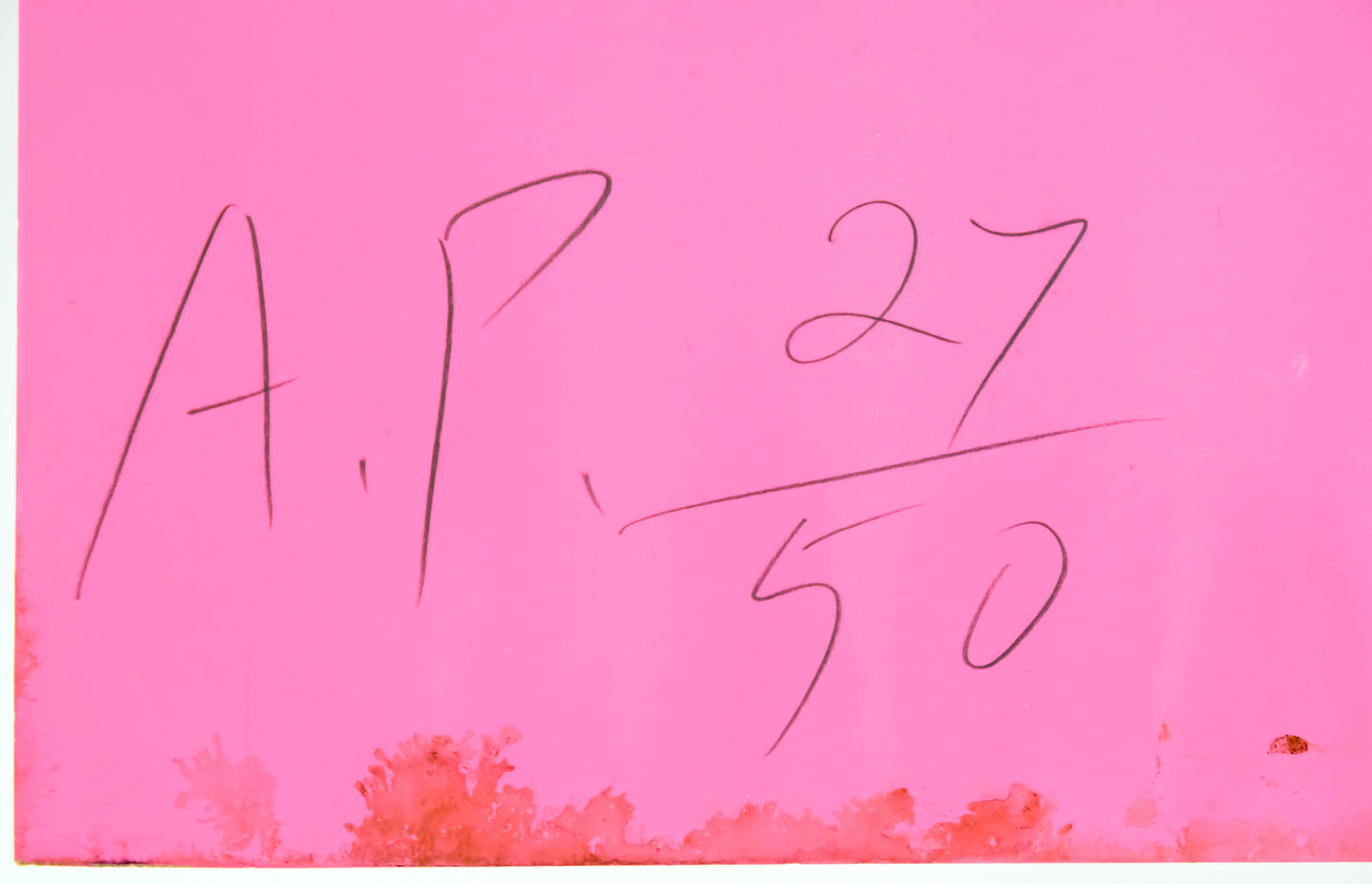 Walasse TING : Things I like (Rose) - Sérigraphie originale signée