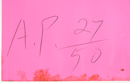 Walasse TING : Things I like (Rose) - Sérigraphie originale signée