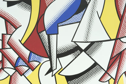 Roy LICHTENSTEIN : The red Horseman - Lithographie
