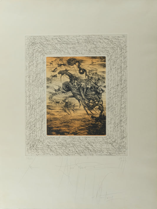 Jacques DEFFONTAINE : Apocalypse - Lithographie originale signée