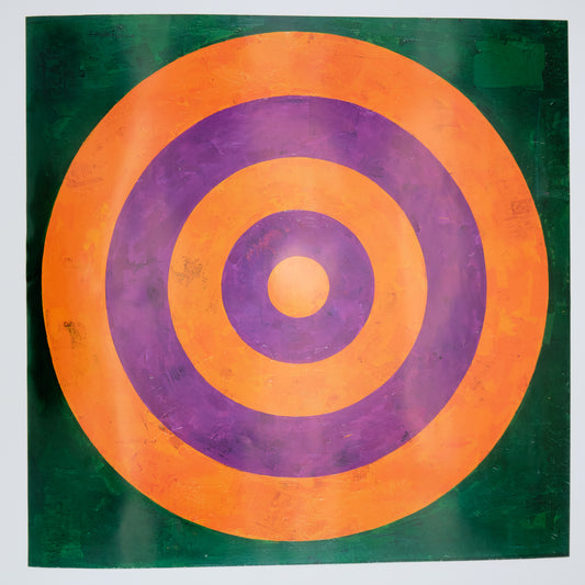 Jasper JOHNS : Target - Affiche originale en couleurs : manque photo