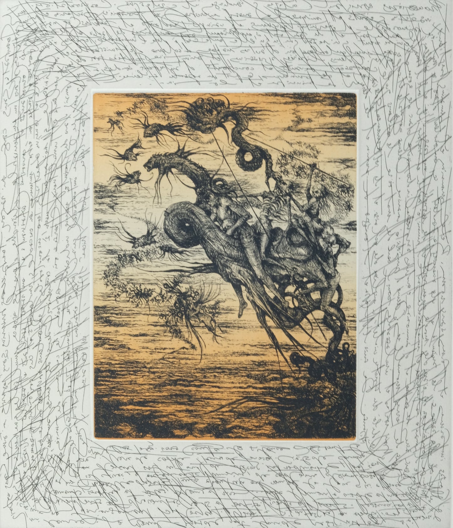 Jacques DEFFONTAINE : Apocalypse - Lithographie originale signée