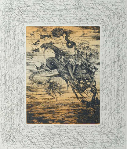 Jacques DEFFONTAINE : Apocalypse - Lithographie originale signée