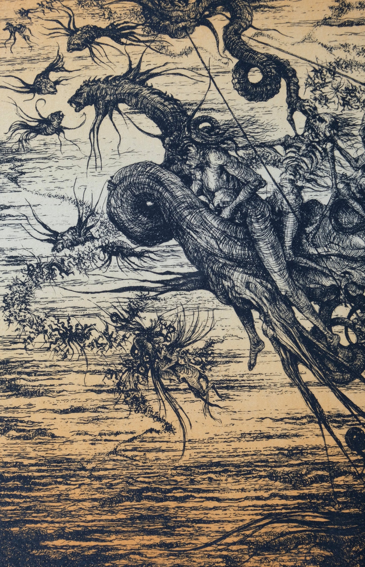 Jacques DEFFONTAINE : Apocalypse - Lithographie originale signée