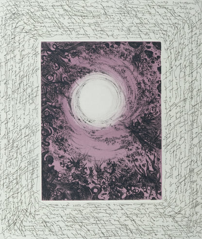 Jacques DEFFONTAINE : Coucher de soleil de l'Apocalypse - Lithographie originale signée