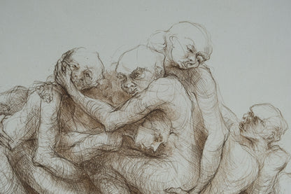 Jacques DEFFONTAINE : Grotesques - Lithographie originale signée