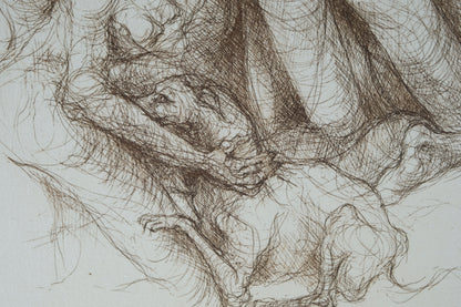 Jacques DEFFONTAINE : Grotesques - Lithographie originale signée