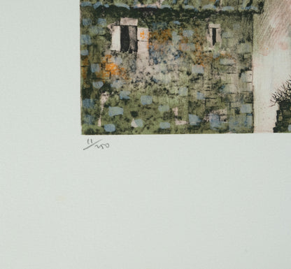 Antonio RIVERA : Orage d'un soir - Lithographie originale signée