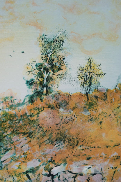 Antonio RIVERA : Au bord de la rivière - Lithographie originale signée