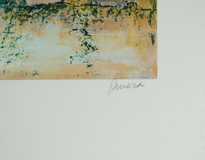 Antonio RIVERA : Au bord de la rivière - Lithographie originale signée