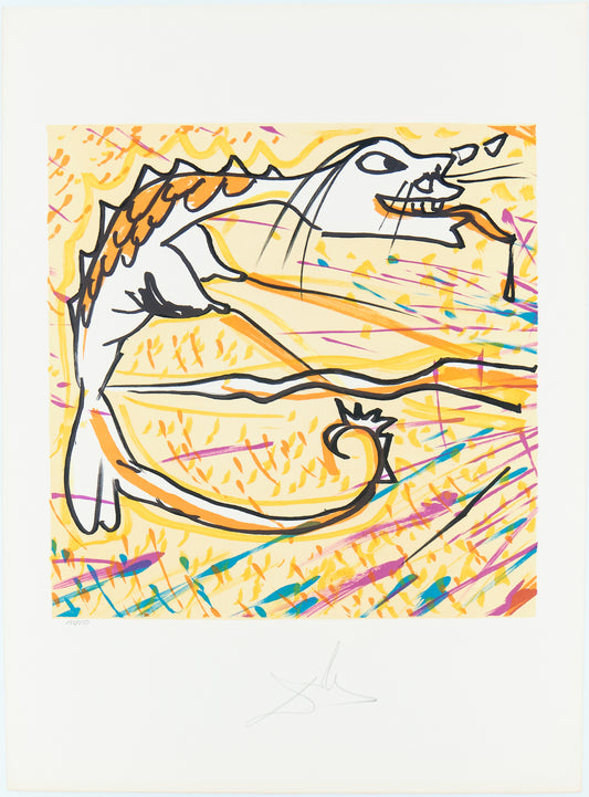 Salvador DALI : L'hermaphrodite - Lithographie originale signée