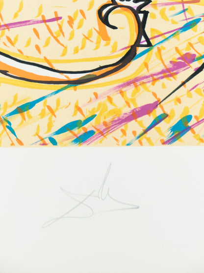 Salvador DALI : L'hermaphrodite - Lithographie originale signée