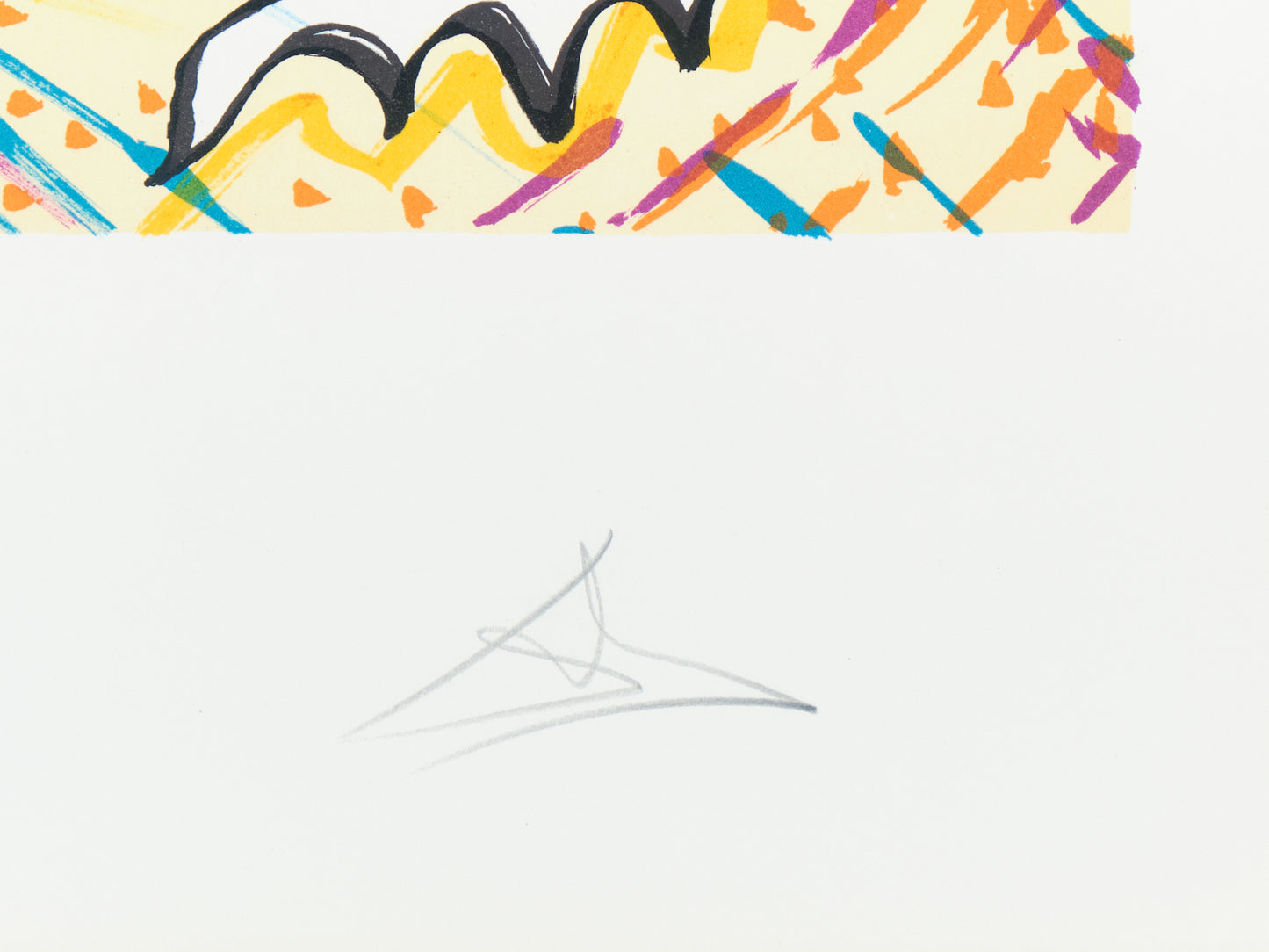 Salvador DALI : Le son de la foi - Lithographie originale signée