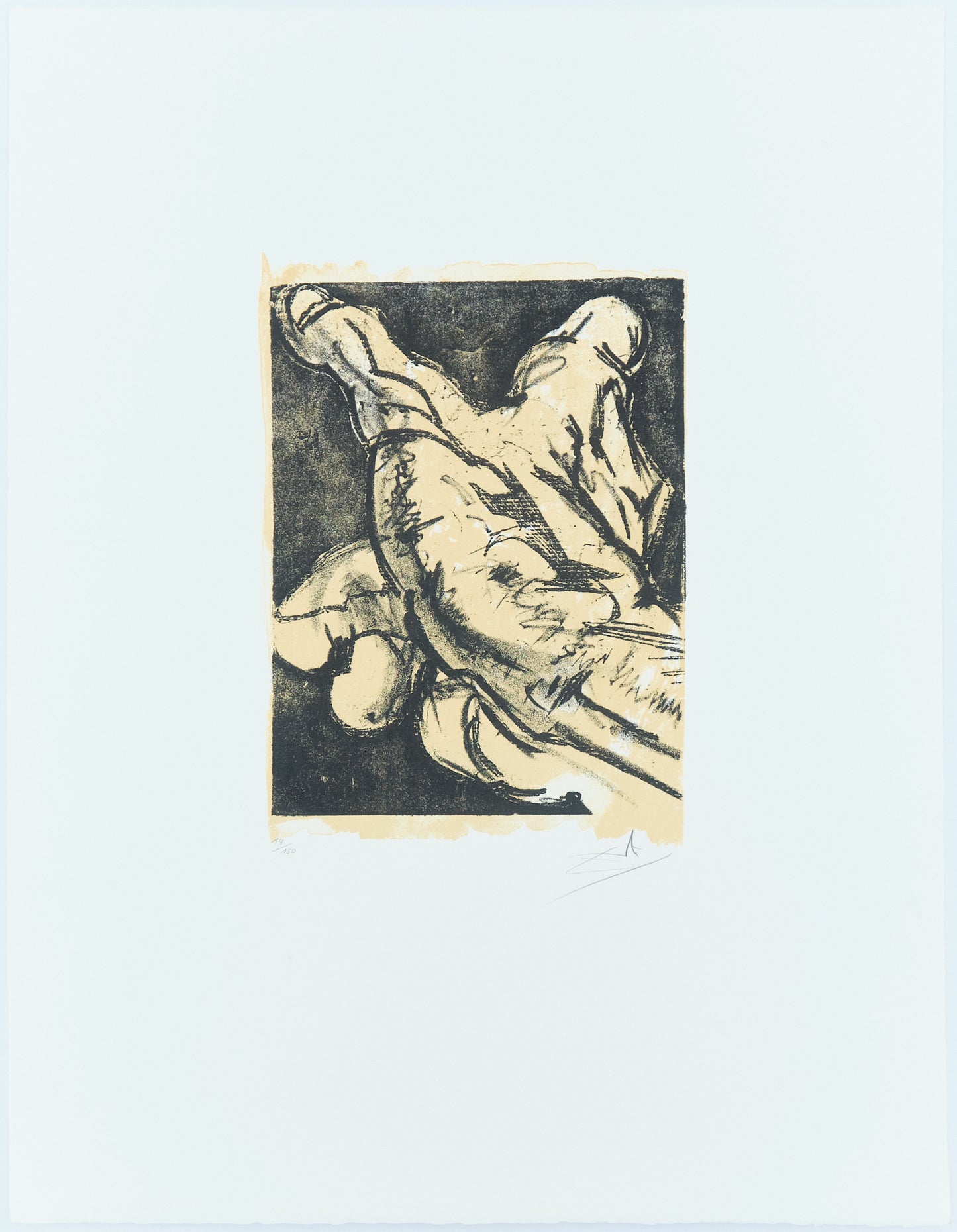 Salvador DALI : La main - Lithographie originale signée