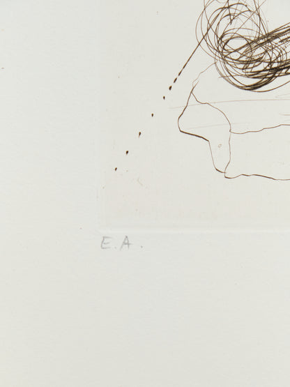 Salvador DALI : Mission Dolores - Gravure originale signée